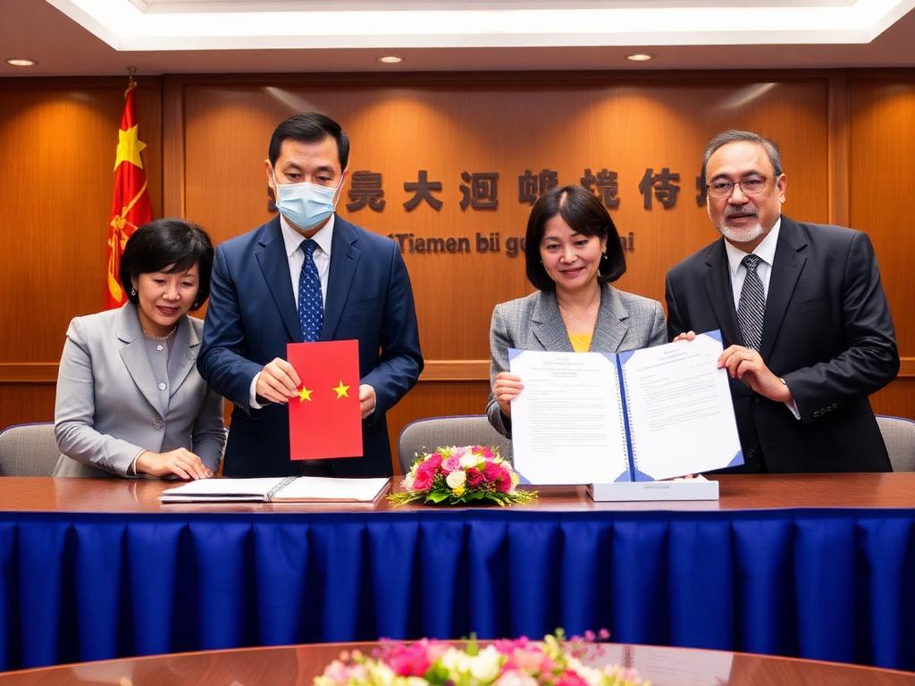 Đại diện Kaizen ký MOU với đại học Hàn Quốc