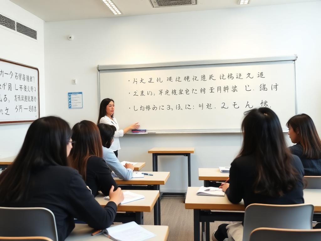 Lớp học tiếng Nhật tại trung tâm đào tạo Kaizen