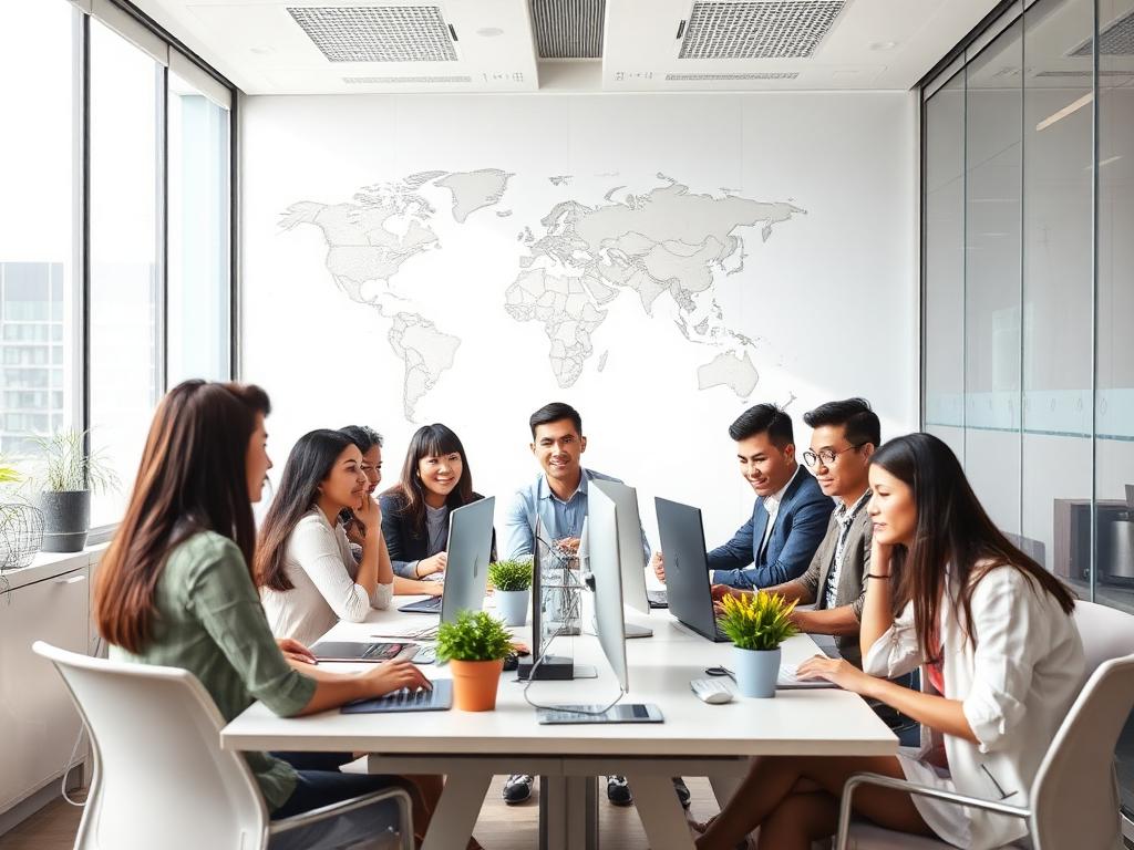 Đội ngũ Kaizen hiện tại trong văn phòng quốc tế